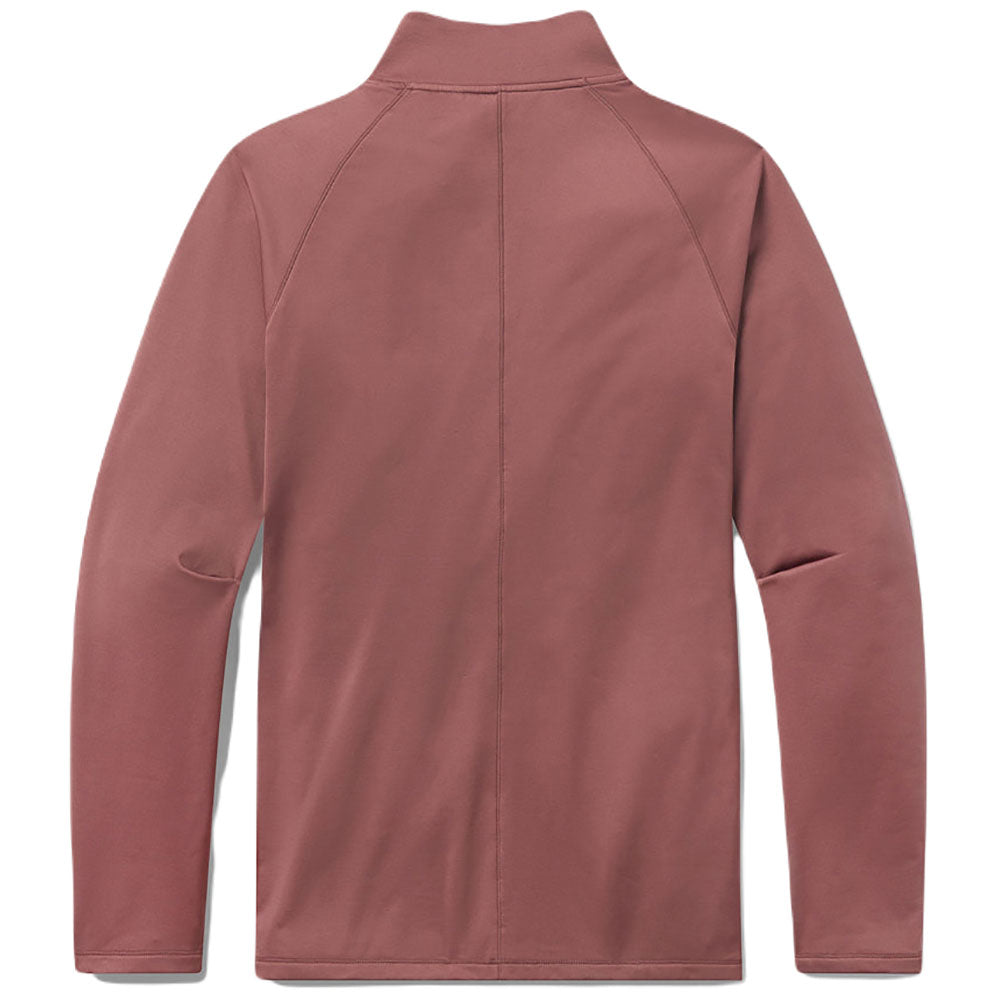 UNRL Men's Rosewood Interlock Quarter Zip