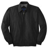 Port Authority Men's Black/Solid Pewter Lining Casual Microfiber Jacket