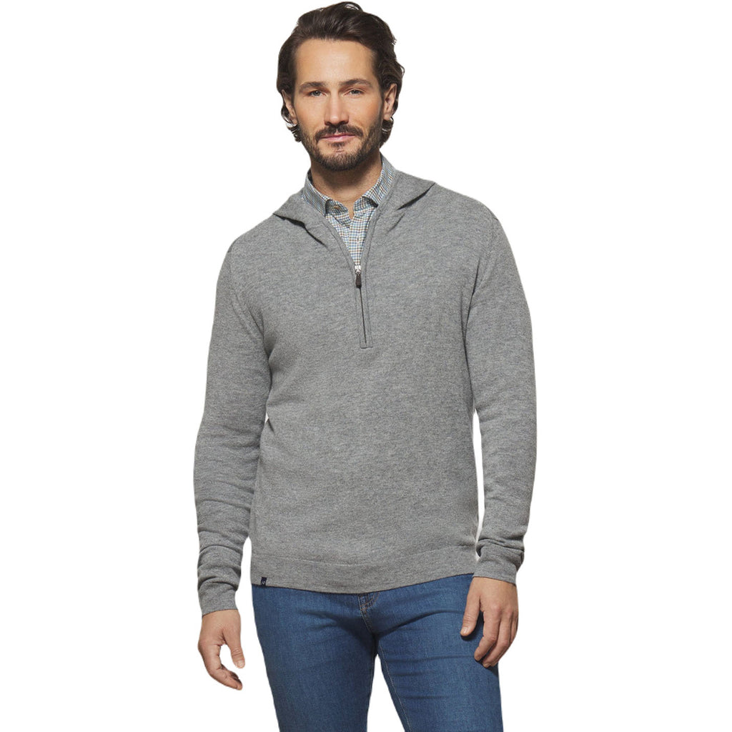 Johnnie-O Men's Seal Mitch Wool Cashmere Blend 1/4 Zip Hoodie