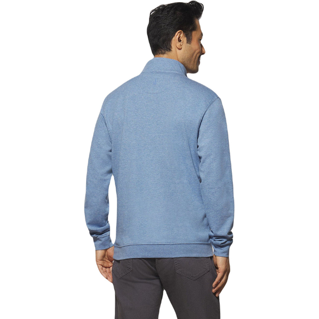 Johnnie-O Men's Laguna Blue Sully 1/4 Zip Pullover