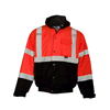 ML Kishigo Men's Fluorescent Red/Black Ripstop Bomber Jacket