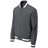 Sport-Tek Men's Graphite Insulated Varsity Jacket