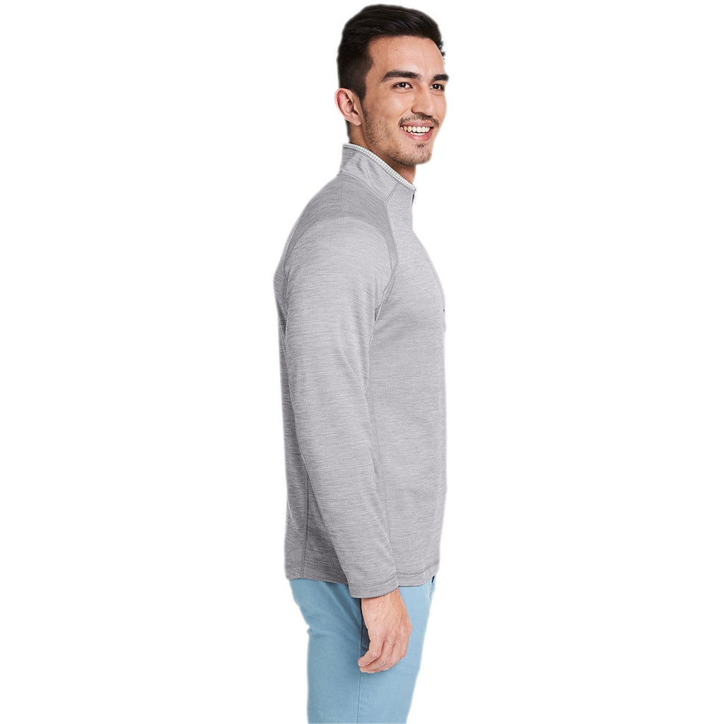 Vineyard Vines Men's Grey Heather Sankaty Quarter-Zip Pullover