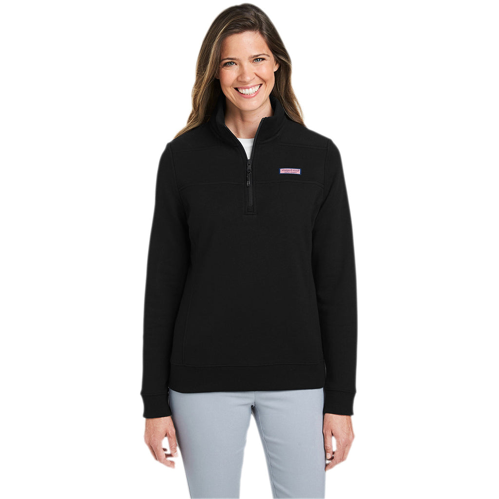 Vineyard Vines Women's Jet Black Collegiate Shep Shirt