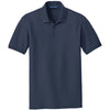 Port Authority Men's River Blue Navy Core Classic Pique Polo