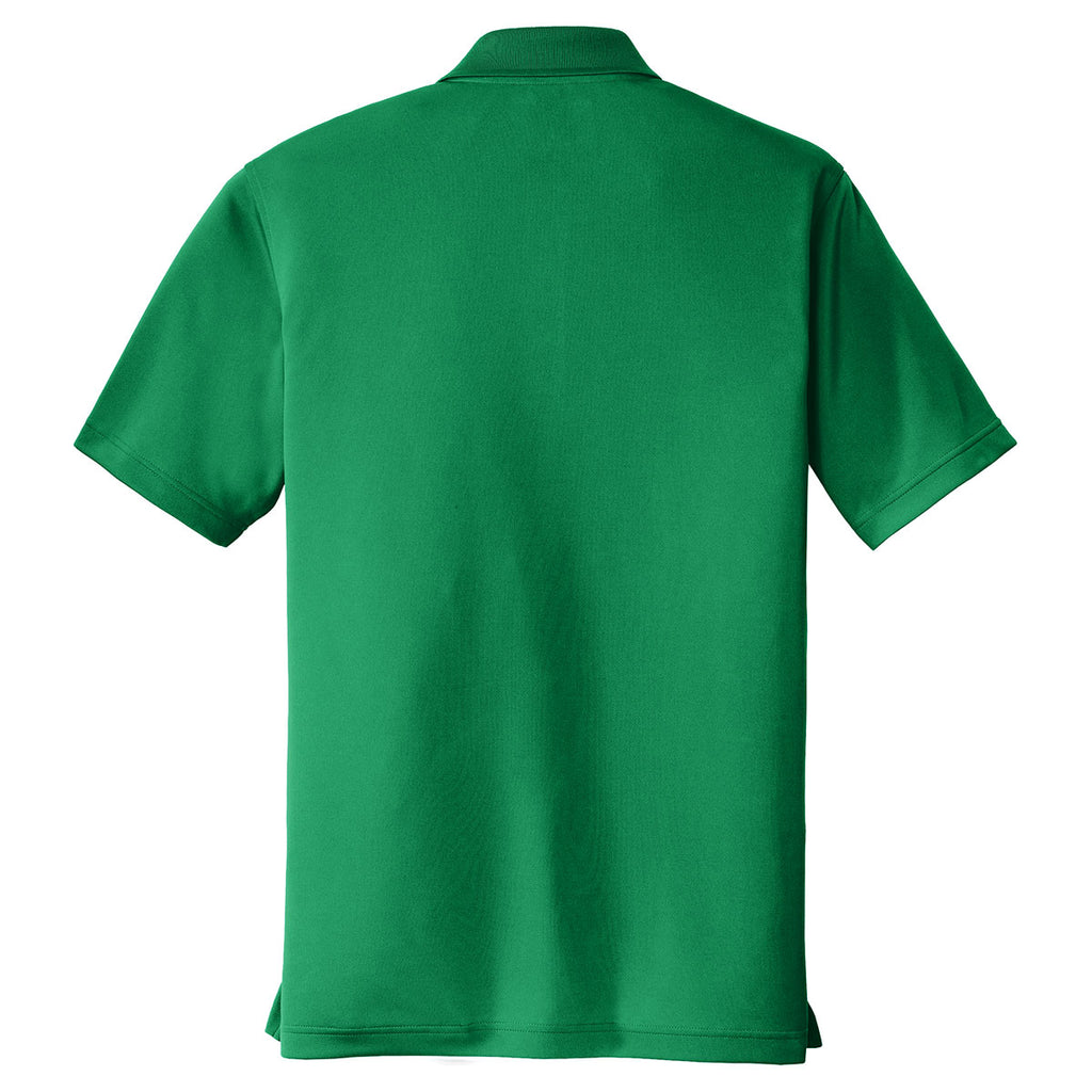 Port Authority Men's Bright Kelly Green Dry Zone UV Micro-Mesh Polo