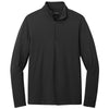 Port Authority Men's Deep Black Dry Zone UV Micro-Mesh 1/4 Zip