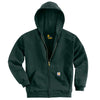 Carhartt Men's Canopy Green Midweight Hooded Zip Front Sweatshirt