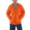 Carhartt Men's Tall Orange Midweight Hooded Zip Front Sweatshirt