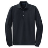 Port Authority Men's Classic Navy Rapid Dry Long Sleeve Polo