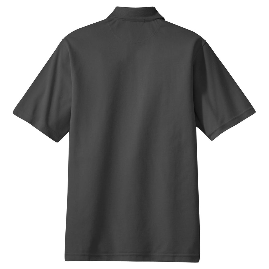 Port Authority Men's Charcoal Rapid Dry Polo