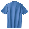 Sport-Tek Men's Blueberry/Navy Dri-Mesh Polo with Tipped Collar and Piping