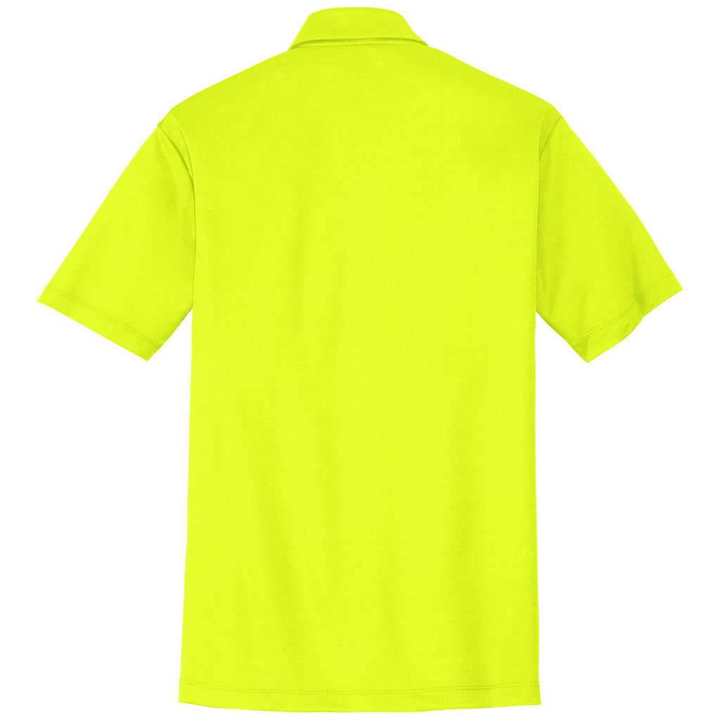 Port Authority Men's Neon Yellow Performance Poly Polo