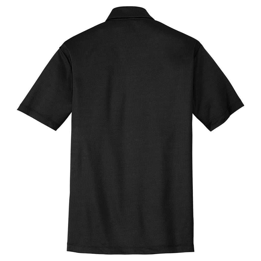 Port Authority Men's Black Performance Poly Polo