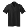 Port Authority Men's Black Stretch Pique Polo