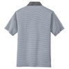 Port Authority Men's White/Shadow Grey Fine Stripe Performance Polo