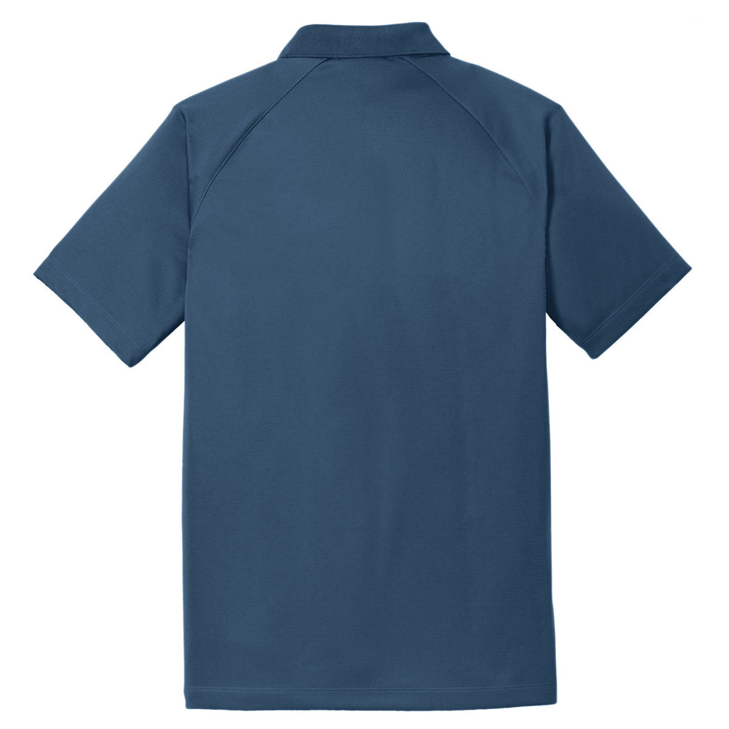 Port Authority Men's Regatta Blue Crossover Raglan Polo