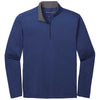 Port Authority Men's Royal/Steel Grey Silk Touch Performance Quarter Zip