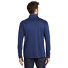 Port Authority Men's Royal/Steel Grey Silk Touch Performance Quarter Zip