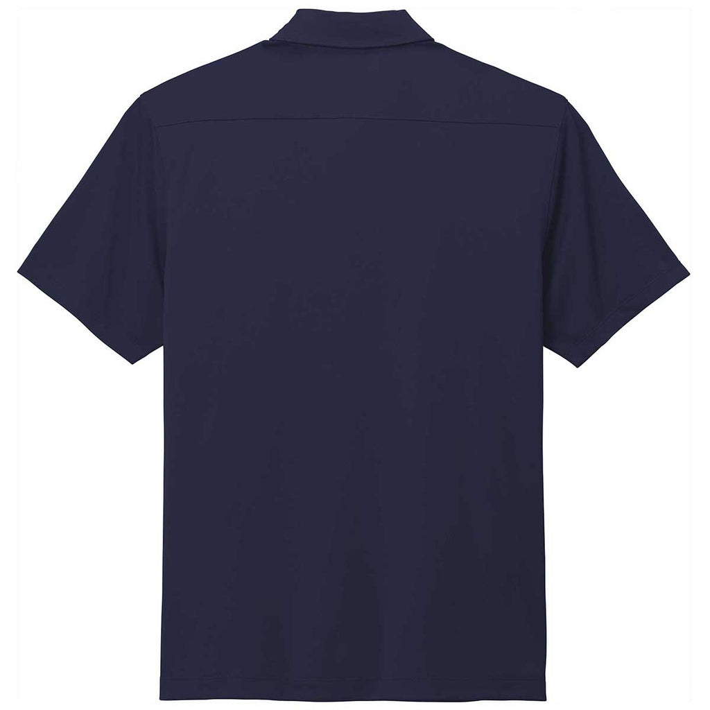 Port Authority Men's True Navy UV Choice Pique Polo