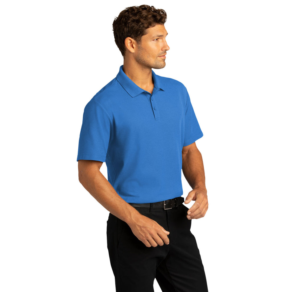 Port Authority Men's Strong Blue SuperPro React Polo