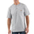 Carhartt Men's Heather Grey S/S Workwear Henley