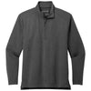 Port Authority Men's Grey Steel Heather C-FREE Double Knit 1/4-Zip