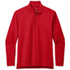 Port Authority Men's Rich Red C-FREE Double Knit 1/4-Zip