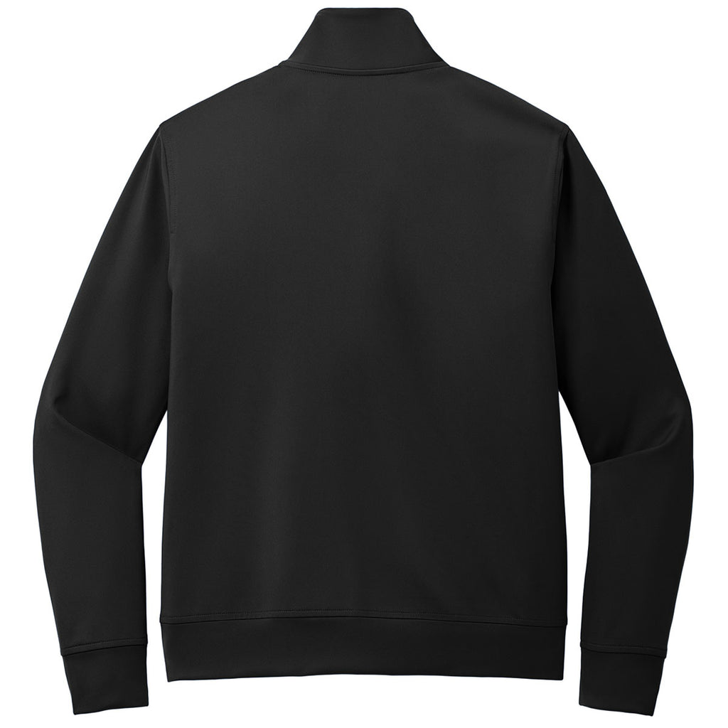 Port Authority Men's Deep Black C-FREE Double Knit Full-Zip