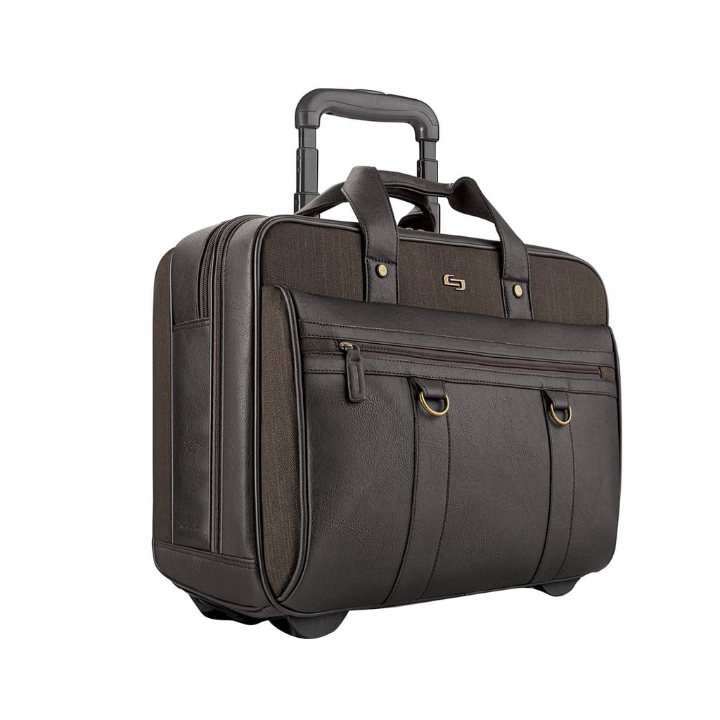 Solo Brown Macdougal Rolling Case