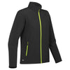 Stormtech Men's Black/Kiwi Orbiter Softshell