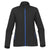 Stormtech Women's Black/Azure Blue Orbiter Softshell