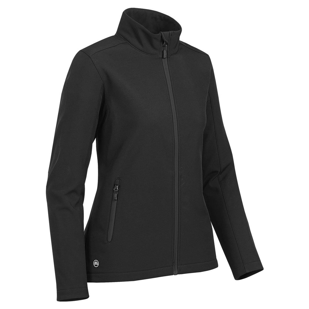 Stormtech Women's Black/Carbon Orbiter Softshell