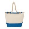 Logomark Blue Canvas and Jute Tote