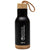 Perka Black Altair 17 oz. Double Wall, Stainless Steel Water Bottle