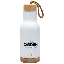 Perka White Altair 17 oz. Double Wall, Stainless Steel Water Bottle