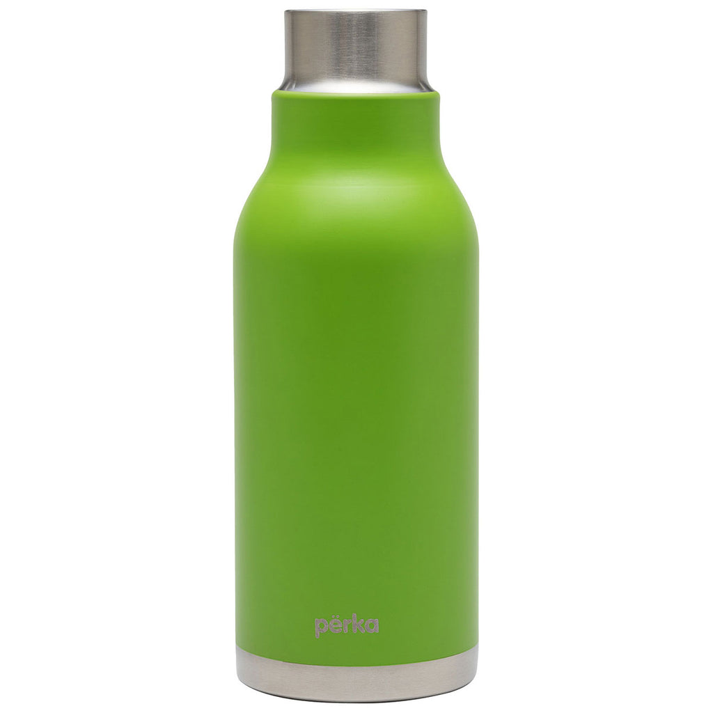 Perka Lime Lynx 18 oz. Double Wall, Stainless Steel Water Bottle