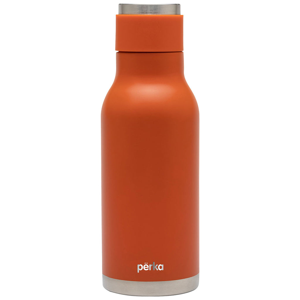 Perka Orange Lynx 18 oz. Double Wall, Stainless Steel Water Bottle