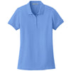 Port Authority Women's Carolina Blue Core Classic Pique Polo