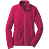 Port Authority Women's Dark Fuchsia Microfleece Jacket