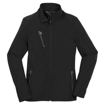 Port Authority Women's Black Welded Soft Shell Jacket