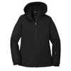 Port Authority Women's Black/Black Vortex Waterproof 3-in-1 Jacket