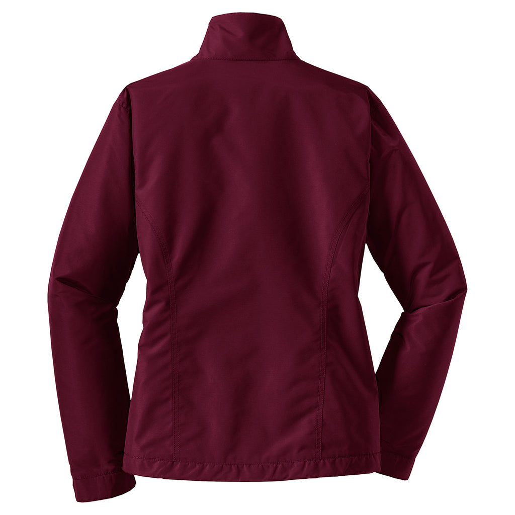 Port Authority Women's Maroon/True Black Challenger Jacket