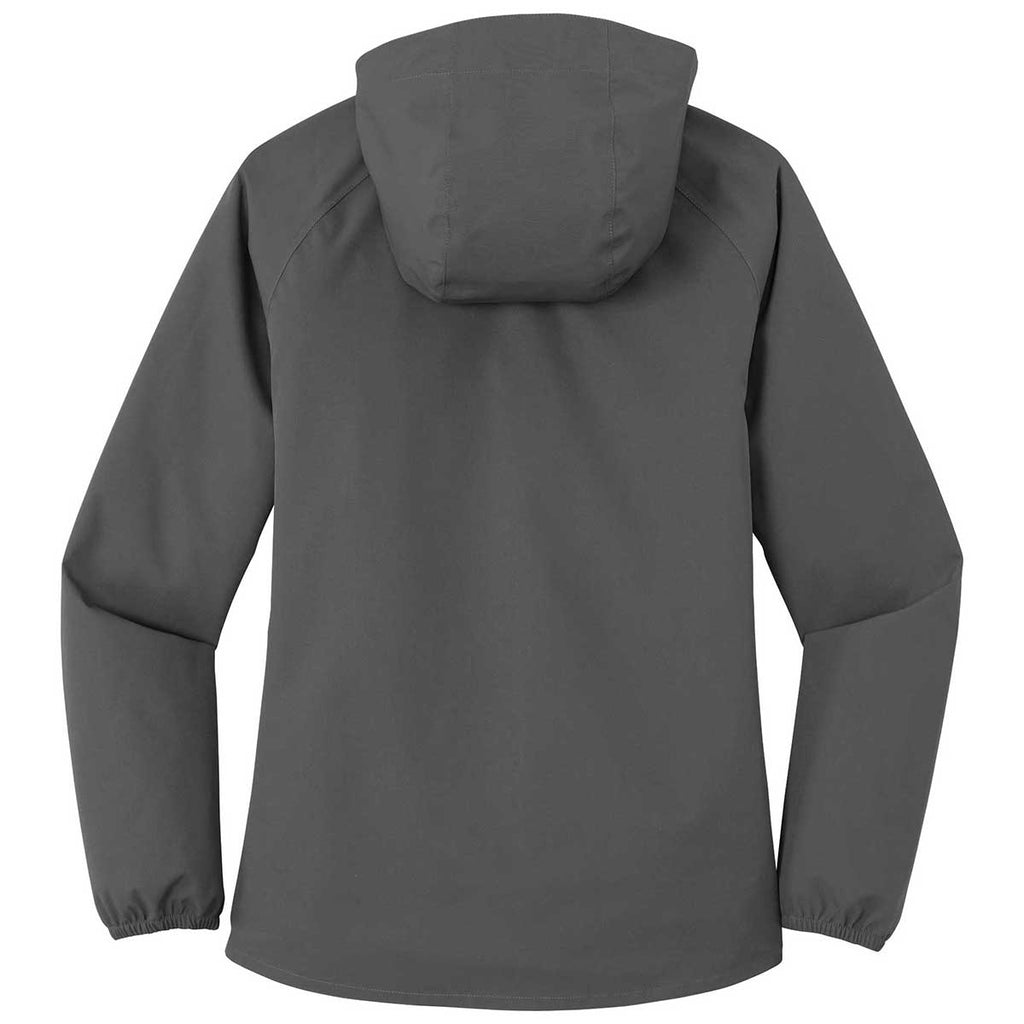 Port Authority Women's Graphite Grey Essential Rain Jacket