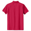 Port Authority Women's Red S/S Cotton Pique Knit Polo