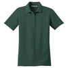 Port Authority Women's Dark Green Stain-Resistant Polo