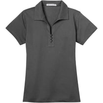 Port Authority Women's Grey Smoke Tech Pique Polo