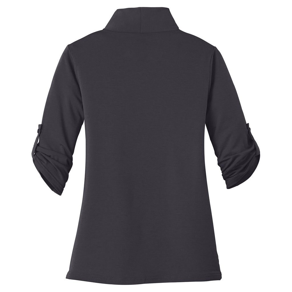 Port Authority Women's Grey Smoke Concept Shrug