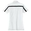 Port Authority Women's White/Black Silk Touch Performance Colorblock Stripe Polo