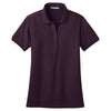 Port Authority Women's Aubergine Purple Stretch Pique Polo